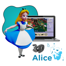Alice 3d - КИБЕРшкола программирования для детей, компьютерные курсы для школьников, начинающих и подростков - KIBERone г. Красноярск